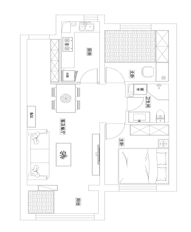 龍湖西府原著-85㎡-現代風格--平面圖.jpg