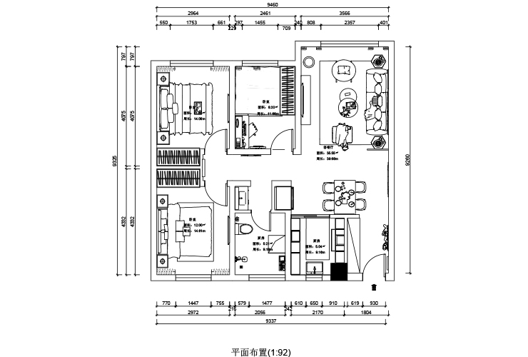 碧桂園太陽城-106平-現(xiàn)代簡約-平面布局圖.jpg