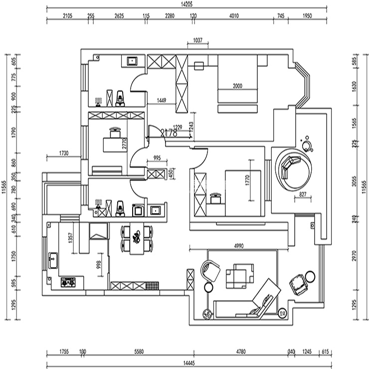 劉云靜-藏瓏1620-現代奶油風格-140㎡-戶型圖.jpg